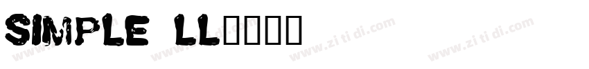 Simple LL字体转换